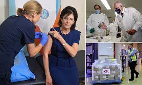 Australia Passes 500 000 Coronavirus Vaccinations Only An Eighth Of Its Target By April Daily Mail Online