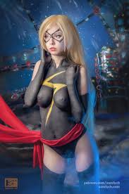 Vandych :: Ms. Marvel :: Marvel :: fandoms :: Marvel Ero :: cosplay :: Marvel  Cosplay :: Ero cosplay :: body art :: body paint - JoyReactor