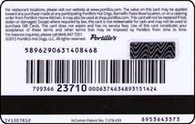 Hours may change under current circumstances Gift Card Burger Restaurants United States Of America Portillos Col Us R Port Sv1507812