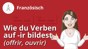 To conjugate (list the inflected forms of a verb for each person). Verben Auf Ir Re Und Yer Learnattack