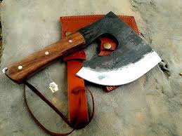 Mdm Real Forged Full Tang Big Chef S Cleaver Butcher Chopping Beef Slaughter Kitchen Knife Razor Sharp Clutch Axes Kitchen Knives Knife Making Knife