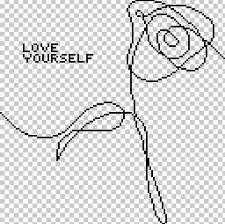 This blissfully perfumed flower represents modesty, love and sensuality, which makes it an extremely romantic flower. Love Yourself Tear Bts Love Yourself Her Flower Png Clipart Angle Area Art Bighit Entertainment Co