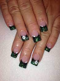 Pin By Judy Hutto On My Nails St Patricks Day Nails Green Nails Irish Nails