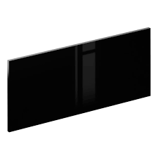 Facade De Tiroir De Cuisine Sevilla Noir Brillant Delinia Id H 38 1 X L 89 7 Cm Leroy Merlin