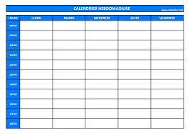 Planning vierge menu de la semaine recettes cookeo. Semainier A Imprimer Calendrier Best