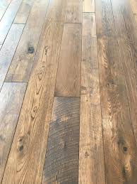 This Rustic Look Is A Classic White Oak Milled With A Saw Kerf Texture To Give It That Old Worn Look This Flooring Was Fin Wide Plank Flooring Lumber Flooring