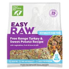 Maybe you would like to learn more about one of these? Only Natural Pet Easyraw Dog Food Raw Grain Free Dehydrated Turkey Sweet Potato Dog Dry Food Petsmart