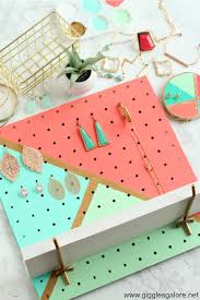 See more ideas about peg board, pegboard display, jewelry organization. Diy Painted Pegboard Jewelry Organizer Giggles Galore