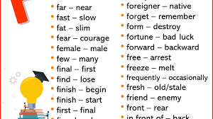 F · fabric · fabrosaurus · face · factory · fahrenheit · falcon · fall · fall Alphabetical Opposite Word List F English Grammar Here
