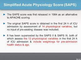 Saps ii is a severity of disease classification system. Icu Scoring Systems Iman Hassan Md Pulmonary Medicine Department Ppt Video Online Download