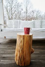 We Plant 8 Trees For Every 1 We Use Reclaimed Tree Stump Side Or End Table And Stool Knaughty Log Company Free Shipping In 2020 Decor Wood Art Projects Repainting Furniture