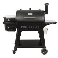 Next, program the desired temperature on the pid controller depending on what you want to cook, and place your meat on the grill. Pit Boss Pro 850 Sq In Hammer Tone Pellet Grill In The Pellet Grills Department At Lowes Com