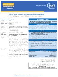 It offers private and professional investors access to deutsche bank ag's. Fwp 1 Dp14339 Fwp 704j Htm Form Fwp Dws