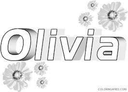 There are three main categories of colors: Name Coloring Pages Olivia Coloring4free Coloring4free Com