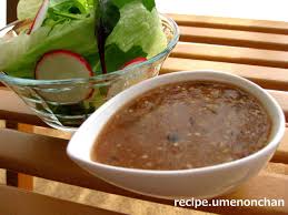 梅 ごま油 ドレッシング