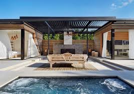A Modern Pool House Retreat From Icrave Modern Pool House Modern Pools Pool Houses
