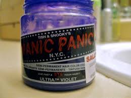 Now you're ready to grab the gloves and section off your hair. A Manic Panic Experiment Purple Hair Streak College Fashion