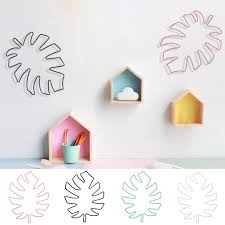 Wall decor can really transform your room. Ins Nordic Iron Leaves Wall Pendant Art Craft Living Room Bedroom Office Decoration Children Room Wall Decoration Figurines Miniatures Aliexpress