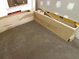 Both my miter and beveled cuts were at a 45 degree angle. How To Build Banquette Seating How Tos Diy