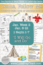 2020 Primary Teacher Packets For Children Book Of Mormon In 2020 Primary Lessons Primary Books Primary