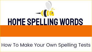 Make An Online Spelling Test With Home Spelling Words Youtube