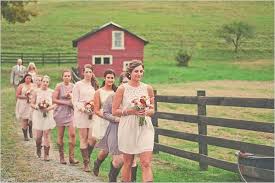West Virginia Rustic Barn Wedding Wedding Procession Rustic Wedding Attire Rustic Barn Wedding