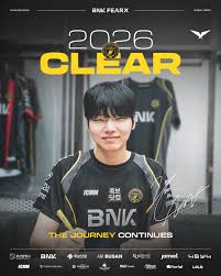 [오피셜] BNK 피어엑스, 탑 라이너 '클리어' 송현민과 재계약 | LoL 인벤