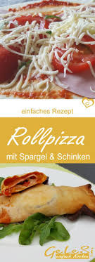 Italienisches Rezept Fur Rollpizza Mit Schinken Tomate Und Aubergine Pizza Aus Venetien Pizza Rezepte Lebensmittel Essen