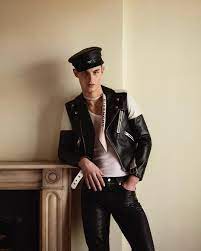 Paul Maximilian Schlosser On Instagram Kit As Tomoffinland For The New Manabouttownuk Photo Leo Leather Jeans Men Mens Leather Pants Leather Fashion Men