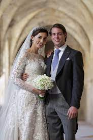 Shop for the wedding dress of your dreams at claire pettibone. Prince Felix Of Luxembourg And Claire Lademacher Wedding Popsugar Celebrity