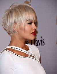 Pin By Ann Marie Murphy On Rita Ora Short Hair Updo Hair Styles Short Hair Styles