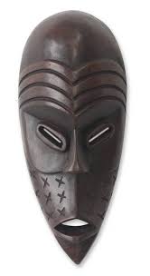 Download african warrior stock vectors. Congolese Wood Mask Congo Warrior Novica