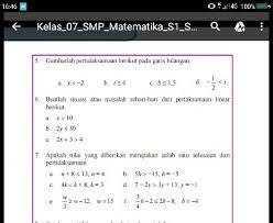 Maybe you would like to learn more about one of these? Soal Plsv Kelas 7 Dan Jawabannya Masnurul