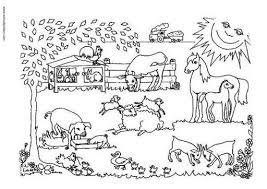 Dibujos De Animales De Granja Para Colorear E Imprimir 2 Dibujos De Animales Animales De La Granja Dibujos