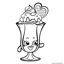 Print Suzie Sundae Printable Shopkins Season 3 Coloring Pages Shopkin Coloring Pages Shopkins Colouring Pages Cute Coloring Pages