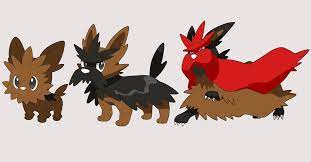 My Take On Shiny Lillipup Herdier Stoutland Gave Them The Colors Of The Yorkshire Terrier Which They Are Primarily Based O Pokemon Pokemon Fan Craft Memes