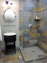 Slate is one of the most popular material for bathroom floor ideas and designs. Pin By Tonya Wheat On Bathroom Tile Slate Bathroom Floor Slate Shower Slate Bathroom Tile