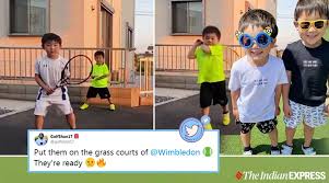 The set of twin girls, myla rose and charlene riva were born in 2009. Watch Japanese Brothers Ace Roger Federer Novak Djokovic S Backhands In Viral Video Trending News The Indian Express