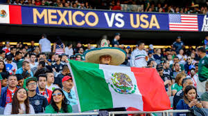 Hand putting print screen mexico flag and usa flag wooden cubic.it is symbol of conflict for both countries in mexican immigrant. I Will Always Support These Matches Football Ace
