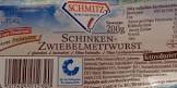 Schinken-zwiebelmettwurst