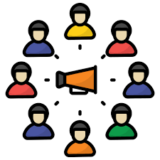 바이럴 마케팅 - 무료 네트워킹개 아이콘