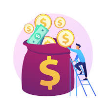 Financer.com helps you compare personal finance, such as loans, mortgages, credit cards, saving accounts and other financial products. Free Vector Finances Management Budget Assessment Financial Literacy Accounting Idea Financier With Cash Economist Holding Golden Coin Cartoon Character