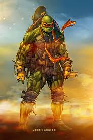 Teenage Mutant Ninja Turtles Michelangelo Color By Le0arts Ninja Turtles Artwork Tmnt Teenage Mutant Ninja Turtles Art