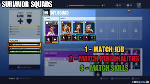 What are fortnite survivor squads? Fortnite Guide How Does Hero Stats Survivor Squads Work Mentalmars