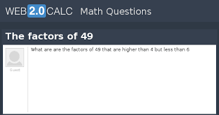 Yana da mahimmanci ku bi ƙaunataccenku idan kun yi tunanin cewa wasu rashin jituwa ba su isa su kawo ƙarshen dangantakar ba. Factors Of 49 Or We Can Say Factors Are The Numbers Which Gives As We Know Prime Number Such As 11 19 Etc Janainataba
