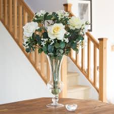 My original purchase from qvc was of a bouquet of hydrangeas, peony, lambs lettuce and other foliage which has been admired by every friend that has seen it, all thinking it was real. 707040 Peony Roses Stephanotis In A Goblet Vase Qvc Price 99 50 P P 5 95 Or 2 Easy Pays Of 49 75 P P Thi Peony Arrangement Rose Stem Flower Places
