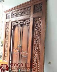 Gebyok minimalis modern murah jepara spsifikasi produk : Pintu Gebyok Jawa Klasik Ukiran Model Minimalis Modern