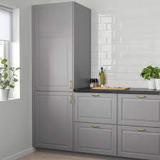 Ikea kitchen bodbyn grey white quartz subway tile diy open. Bodbyn Grey Door 40x40 Cm Ikea