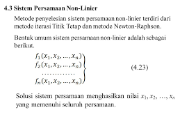 Contoh soal dan materi pelajaran 1 contoh soal fungsi produksi matematika ekonomi. Contoh Soal Persamaan Non Linier
