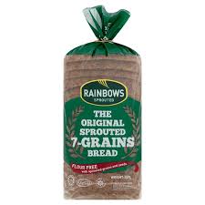 Is it the boring, fluffy, white bread that gives you zero nutritional benefits aside from tasting yummy and can help induce a food coma? Rainbows Sprouted The Original Sprouted 7 Grains Bread 450g Tesco Groceries